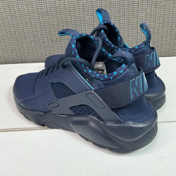 Nike Air Huarache Navy Blue Sneakers Men's Size 8 Lightweight Breathable Mesh - Picture 4 of 8